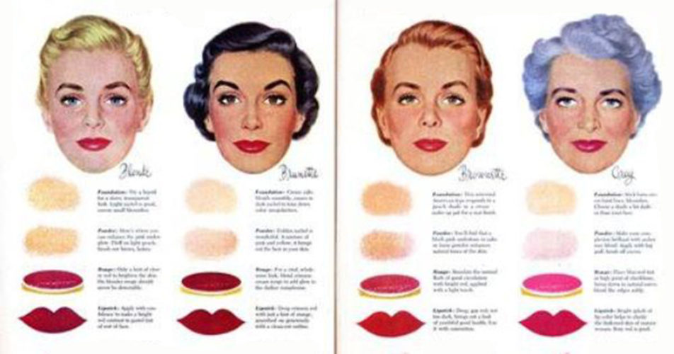 Vintage Make Up 1950’s Tutorials Facts And Beauty Tips Beauty Blog Makeup Esthetics